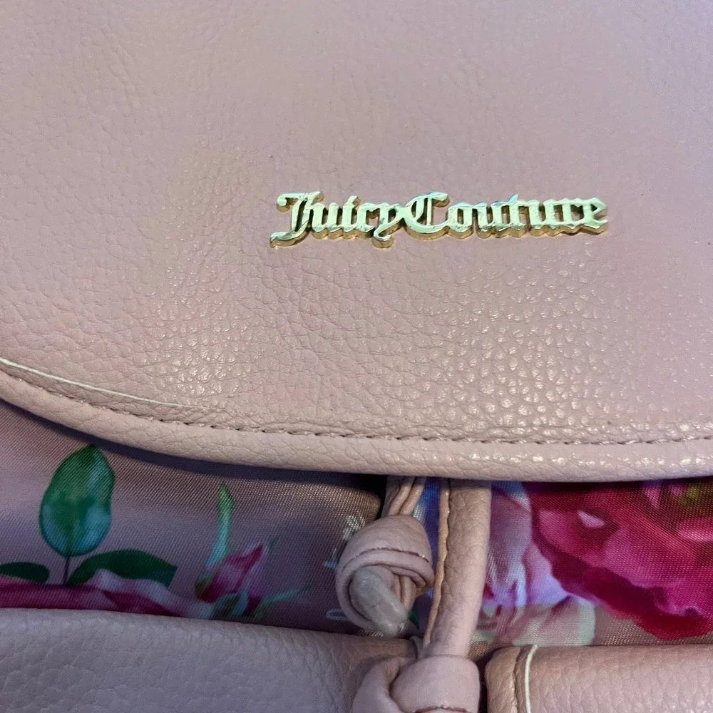 Juicy Couture Women's Mauve Romantic Rose Love‎ Club Backpack NWT